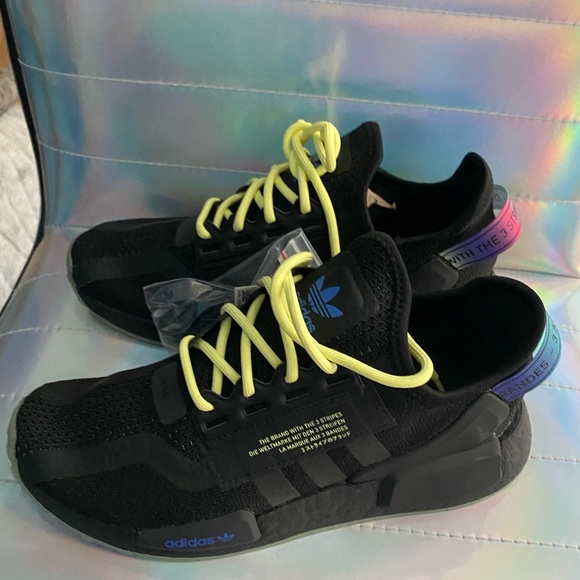 adidas gazelle silver green womens Adidas Mens HU NMD Shoes 'Aqua'  Extra Butter